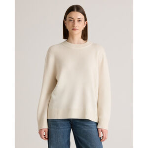 Mongolian Cashmere Oversized Crewneck Sweater